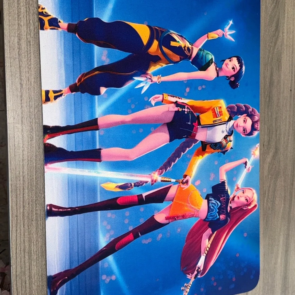 K-pop demon hunter floor mat